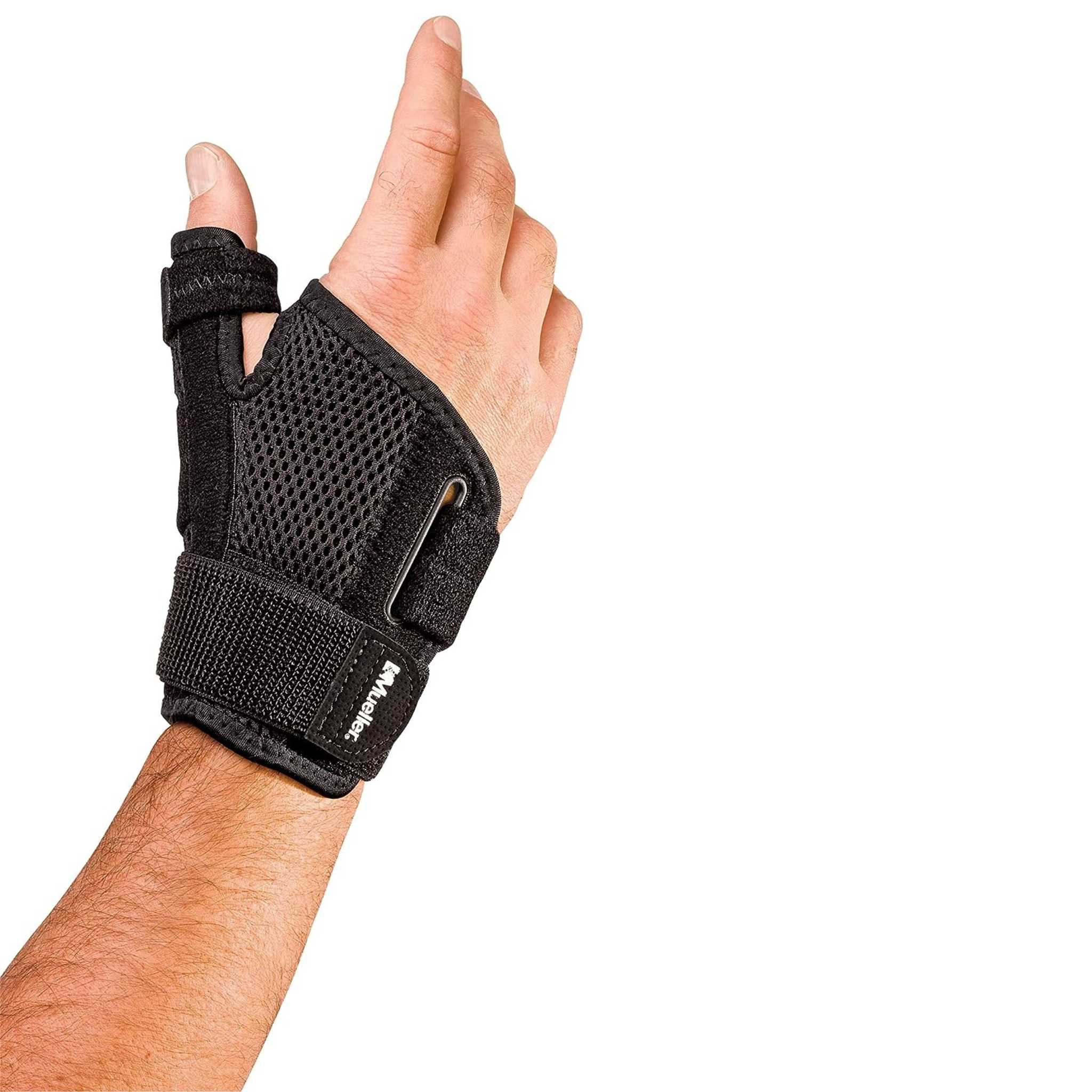 Mueller Adjustable Elbow Support: One Size Fits Most (Black) 