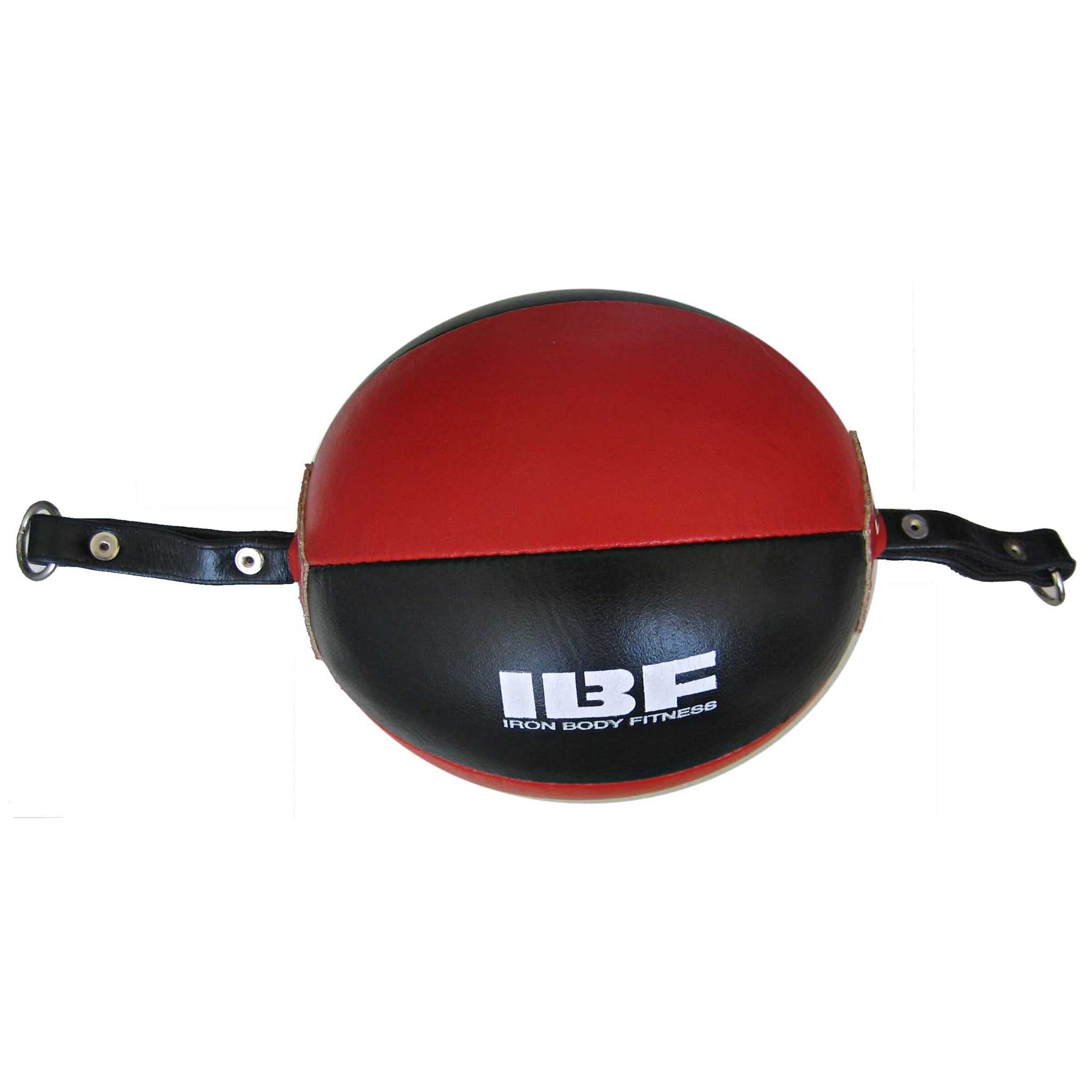 IBF DoubleEnd Leather Speed Bag for Boxing, MMA & Muay Thai Training