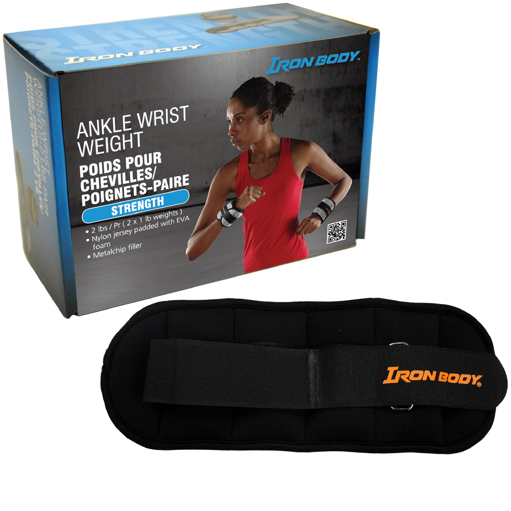 Ankle or Wrist Weights, 2 lb. (2 x 1 lb.) or 5 lb. (2 x 2.5 lbs.) Pairs