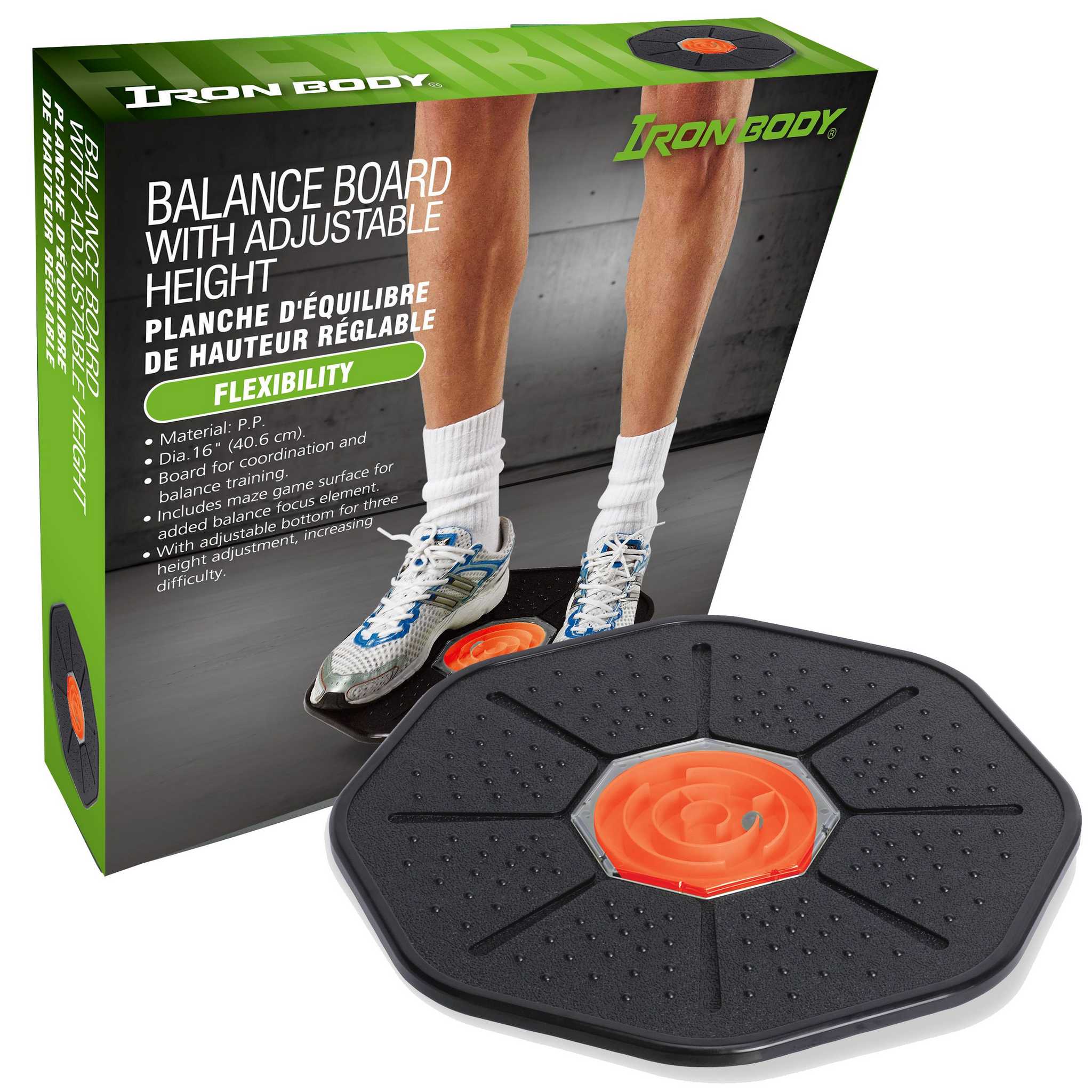 Line Balance Board Balance Board, Adjustable Height, Includes Maze Game