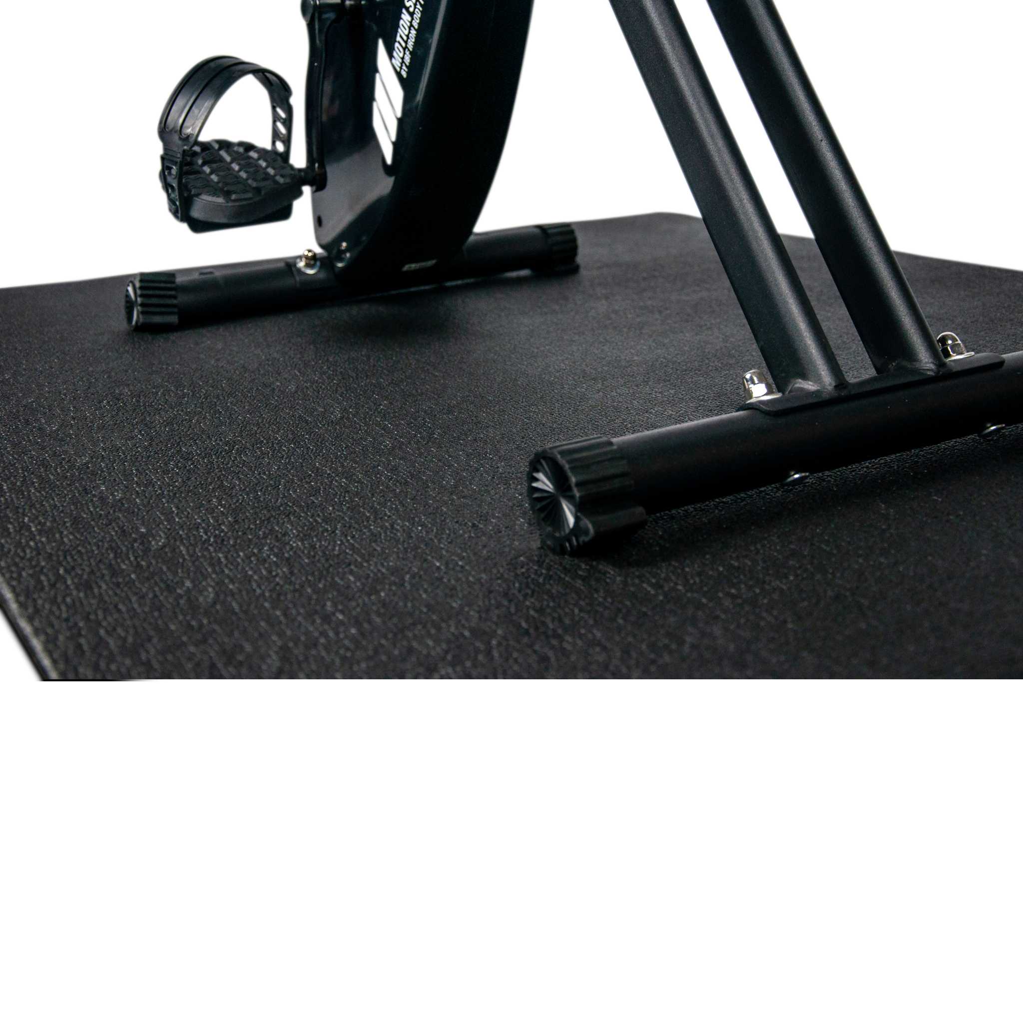 Heavy-Duty Exercise Bike Floor Mat, Cardio Equipment, Black, 4’ x 3’