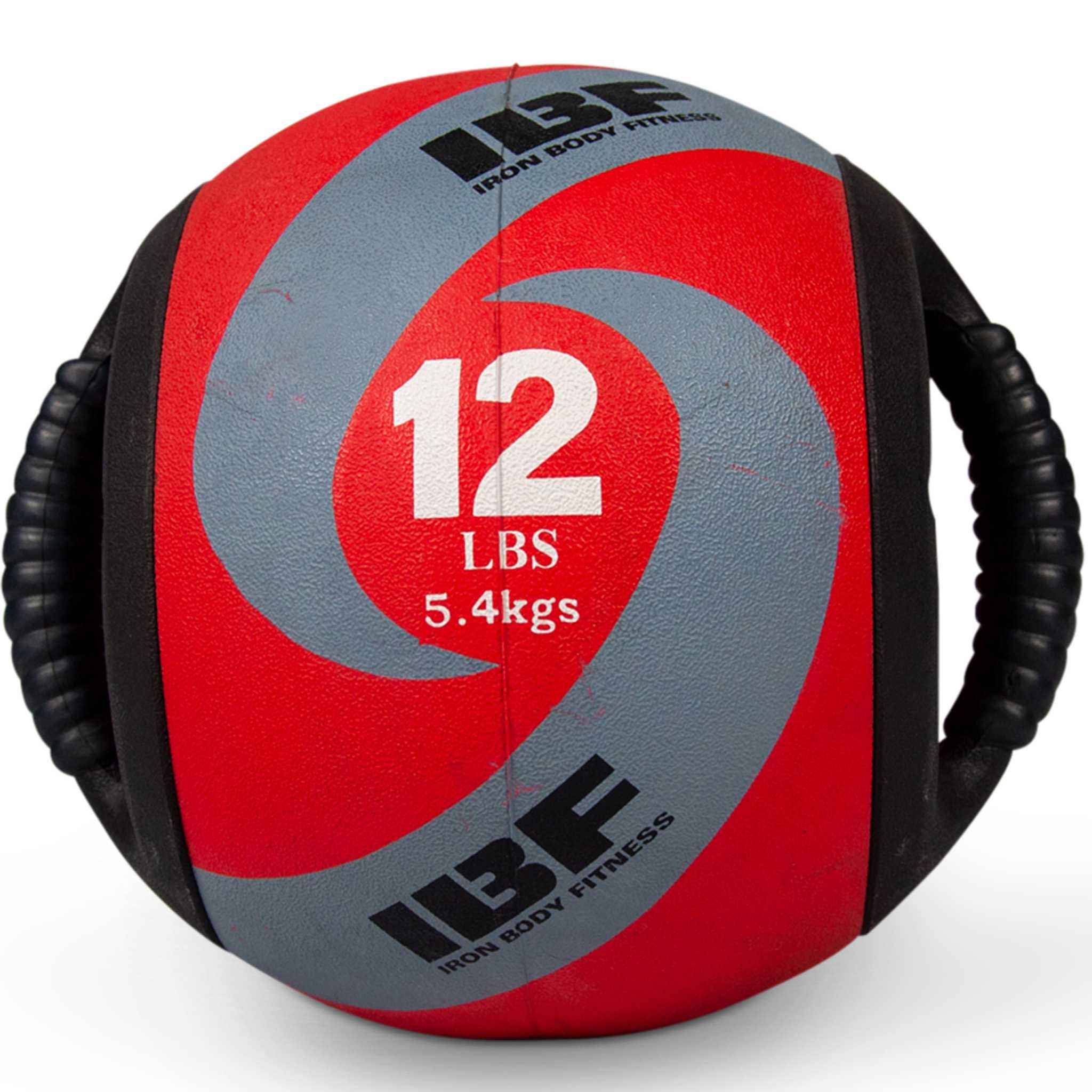 Dual Grip Medicine Balls, Built-In Handles, 8, 12 & 16 lbs.