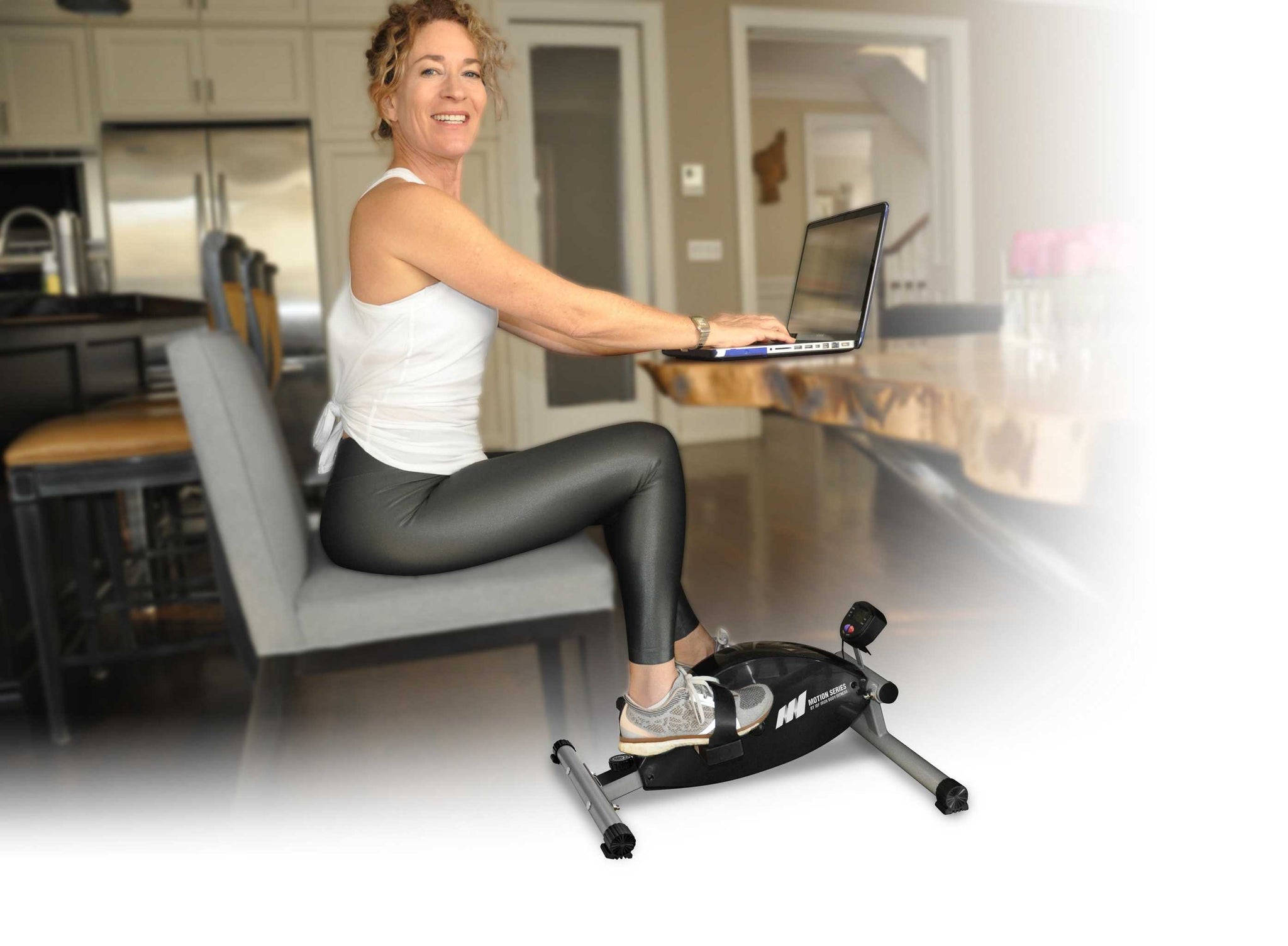 Motion Series C3 Mini Exercise Bike, Compact Under Desk Cycle