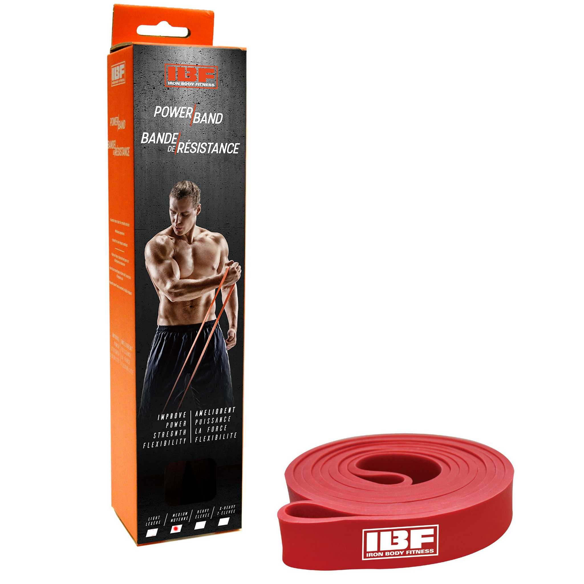 IBF Power Bands Available in Light Medium Heavy X Heavy Resistanc
