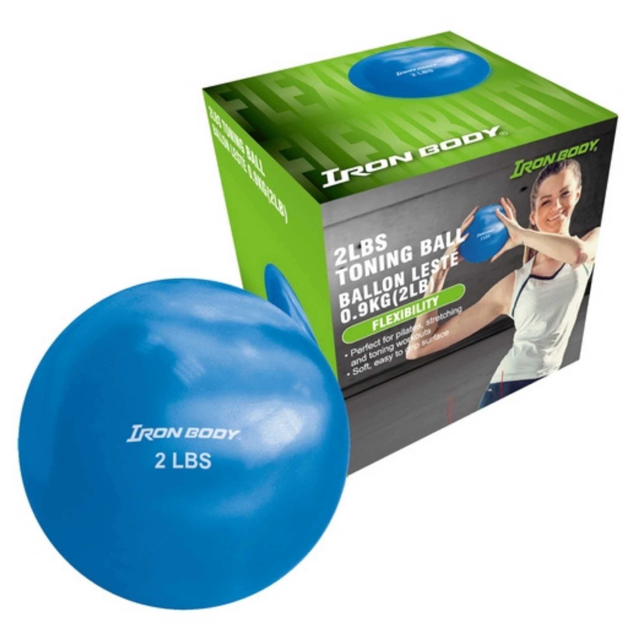Toning Balls, For Pilates, Yoga, Aerobics, and Stretching, Available in 2 and 4 lbs.