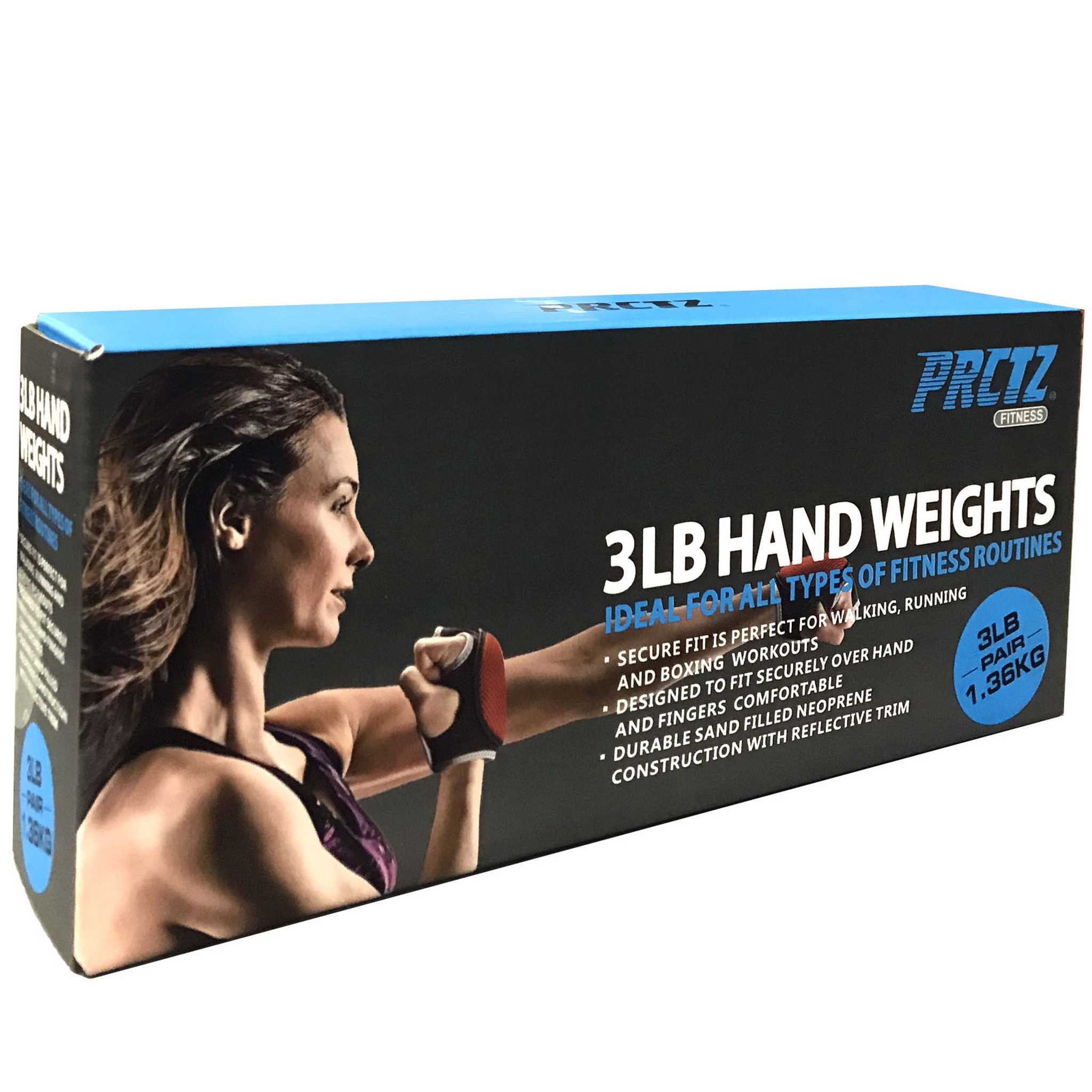 3 lb. Weighted Gloves Pair 2 x 1.5 lbs
