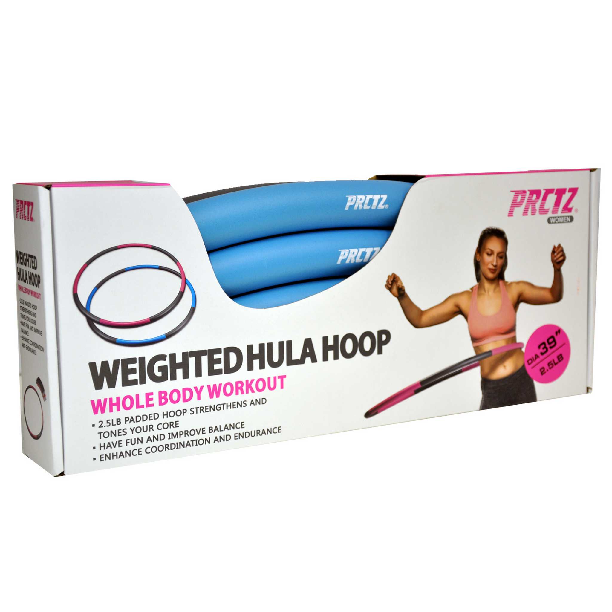 Weighted Hula Hoop, “Quick-Lock” Assembly, 2.5 lbs.
