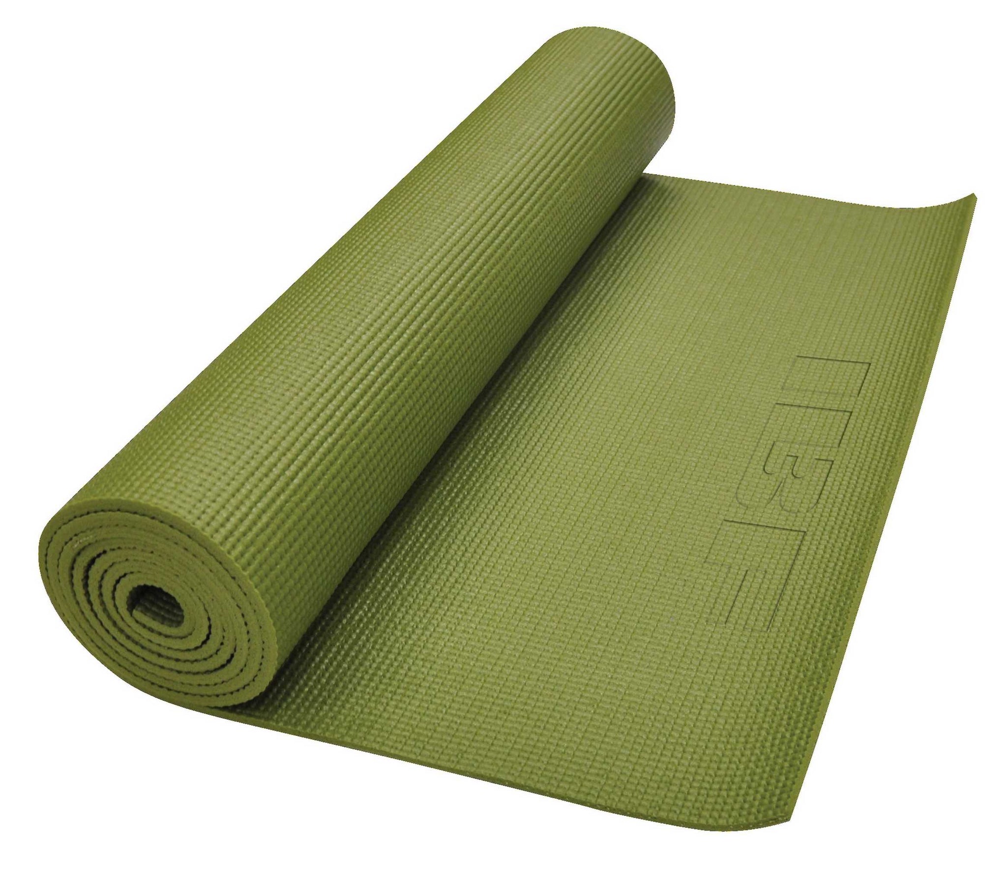 Extra-Thick Yoga Mat, 6 mm, Green